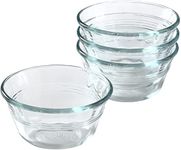 Pyrex 6001142 Bakeware 6-Ounce Clear Custard Cups, Set of 4