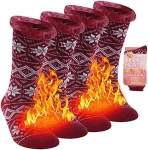 Sunew Warm Thermal Socks, Unisex Thick Insulated Heated Winter Heavy Crew Socks