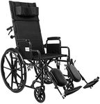 McKesson Reclining Wheelchair & Detachable Desk Arms - 18" Seat Width, 300 Lbs. Capacity - 1 Each/ - 18324201