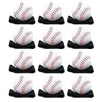Playbees Reactive Practice Baseballs on Elastic Cord - 12 Pack - Perfect for Training, Fun Outdoor Activities for Spring Training, Fun Outdoor Activity for Kids, Boy or Girl, Party Favor