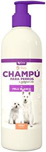 Champu Perro Pelo Blanco 1 Litro | Intensificador de Color Brillo para Perros con Tonos claros | Potenciador de Brillo y Realce del Color | Fórmula Avanzada con Ingredientes Naturales