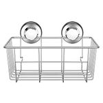 iPEGTOP Strong Suction Cups Deep Shower Caddy Bath Shelf Rust-Free Stainless Steel Basket Shampoo Conditioner Holder for Bathroom Kitchen Tidy Organizer