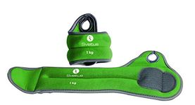 Sveltus Weighted Wrist Bracelets 1 kg (Pair) Adult Unisex, Green, One Size