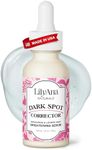 LilyAna Naturals Dark Spot Corrector - Dark Spot Remover for Face - Brightening Face Serum for Women and Men - Niacinamide and Licorice Root -1oz