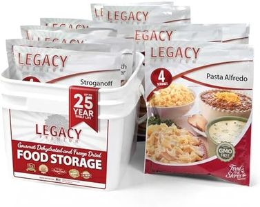 6 Day Emergency Food Supply Kit - 11,800 Total Calories - 9 lbs - 32 Servings, 8 Entrees - Disaster Relief - Survival Preparedness Supplies - Dehydrated / Freeze Dried Food Storage