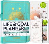 Life Mastery Planner - A 12 Month Journey to Crush Your Goals, Increase Productivity, Passion, Success & Happiness - Weekly & Monthly Life Planner, Habit-Tracker, Gratitude Journal & Organizer, A5