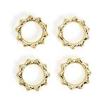 Two's Company Set of 4 Golden Bambo