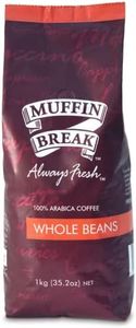 Muffin Break Signature Blend - Whole Coffee Beans 1kg. A premium full-bodied blend of only the finest Arabica beans