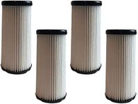 Crucial Vacuum Replacement Vacuum Filter Part # 618683, 02080011000, 02039000000 - Compatible with Kenmore Vacs - Kenmore DCF5 Filter Fits Quick Clean for Home Use - Washable, Reuseable (4 Pack)