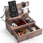 BarvA Wood Phone Stand Docking Station Organizer