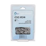 UpStart Components 2 Pack Replacement 8-Inch Micro Lite R34 90PX Low Profile Chainsaw Chain for Remington Pole Saw #104316-04 Chainsaw (8" Length, 3/8" Pitch, 0.043" Gauge, 34 Drive Links)