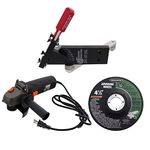 All American Sharpener Model 5005 Adjustable Lawn Mower Blade Sharpener with Angle Grinder and Wheel