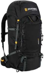 Journext Zaino da Viaggio NOVA 60+10 l, perfetto per i Viaggiatori Zaino in Spalla | Zaino Trekking 60 litri con Apertura Frontale e Apertura Superiore | Zaino Interrail | Zaino campeggio 60 Litri