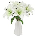 Tinsow 6 Pcs Artificial Lily Real T