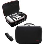 NexiGo Premium Travel Case for Oculus Quest 2, All-in-one Carrying Case for Oculus Quest 2 VR Gaming Headsets and Controllers Accessories, Hard Protective Travel Case with Shoulder Strap (Black)