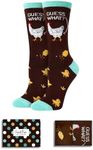 sockfun Funny Chicken Socks Women Sassy Rooster Socks Ladies, Novelty Chicken Lover Gifts Rooster Gifts