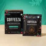 COFFEEZA Mysore Nuggets, Single-Serve, Easy Pour-Over Coffee Drip Bags | AAA Arabica Coffee | Pack Of 10 Sachets (10 Servings) | Ready to Brew in 2min | Just Pour Hot Water