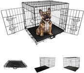 Straame Heavy-Duty Folding Dog Crat