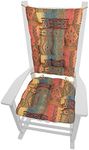 Barnett Home Decor Southwest Sedona Rocking Chair Cushions - Size Extra-Large - Latex Foam Filled Seat Pad & Back Rest (Santa Fe/Presidential)