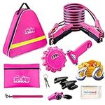 HLWDFLZ Car Emergency Kit, Pink Roa