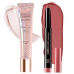 FACES CANADA Lip & Face Bestsellers Combo - Ultime Pro HD Intense Matte Lips + Primer - Tea Rose, 1.4g + Strobe Cream Mini - Rose Gold, 18ml | Primer + Highlighter + Moisturizer | 9HR Long Stay | Flawless HD Matte Finish