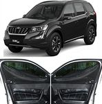 Able Dotnet Car Magnetic Sun Shade Curtains 4 Door with Zipper for Mahindra XUV 500 Set of 6 Pcs