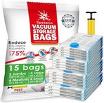 Vacuum Storage Bags - Pack of 15 (3