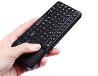 2.4G Mini Keyboard with Touchpad, Rechargeable Ultrathin USB Keyboard Portable Handheld Keyboard for Smartphones, Laptops, Tablets, Game Consoles