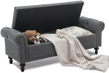 SOFTHION Storage Bench Upholstered 