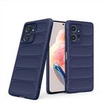 Pikkme Redmi Note 12 4G Back Cover Soft Matte Liquid Silicone TPU | Camera Protection | Shockproof Slim Back Case for Redmi Note 12 4G (Blue)