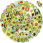 Avocado Stickers,100PCS Smiling Happy Avocados Graffiti Vinyl Waterproof Decals for Water Bottles Computer Bicycle Skateboard Luggage Phone Pad Laptop Kids Teens Stickers Pack