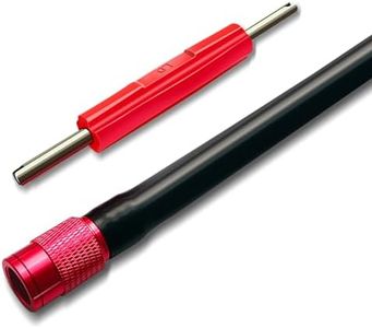 ANGSO-AUTO Extended Length EVAP Smoke Machine Service Port Adapter Connector Kit EVAP Adapater | Leak Tester Connector with Valve Removal Tool