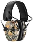 ZOHAN EM054 Eelectronic Ear Muffs for Shooting with Sound Amplification Noise Reduction, Hearing Protection for Gun Shooting - Camo