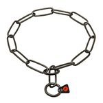 Herm Sprenger Fursaver Black Stainless Steel 20" Choke Collar, One Size
