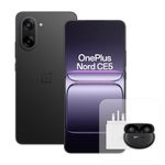 OnePlus Nord CE5 Smartphone 8GB RAM 256GB Storage, 6.77" 120Hz AMOLED, 50MP OIS, 5200mAh Battery, with 80W Charger and Nord Buds 3 Pro, Black
