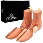 Stratton Boss Cedar Boot Tree For Men | Aromatic Red Cedar | Great Gift For Men!, Cedar, Large / 9 -10.5 US