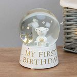 Bambino Resin My 1st Birthday Snow Globe