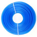 PLCatis Strimmer Line 100m x 1.6mm Break Less Strimmer Wire Nylon Strimmer Cord Energy Saving Blue Round Trimmer Line Spool for Garden Grass Strimmer Electric Trimmers