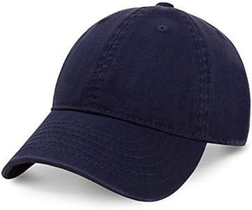 CHOK.LIDS Everyday Premium Dad Hat Unisex Baseball Cap for Men and Women Adjustable Lightweight Polo Style Curved Brim (Navy)