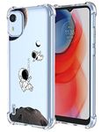 RankOne Phone Case Suitable for Nokia C12 6.3 Inches Transparent TPU Silicone Color Drawing Pattern Case – Astronaut 2