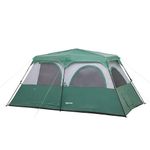 Amazon Basics 8-Person Instant Camping Tent with Rainfly, Weather-Resistant, Quick Setup, Green