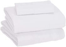 Sleepdown Jersey Sheet Set - White, Full (4 Piece)