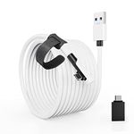 Tiergrade Link Cable 6M Compatible with Quest2/Pico 4, High Speed PC Data Transfer with 5Gbps, USB3.2 gen1 to USB C Cable Accessories for VR Headset and Gaming PC