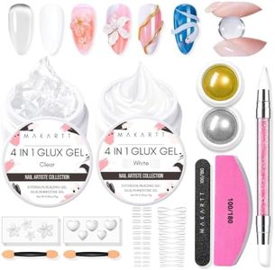 Makartt 3D Gel Nail Art for Nails Starter Kit: 4-in-1 Glux Gel Kit
