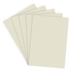 Lakeer A4 Off White Paper/Sheets 140 GSM Thick Pack of 50 Sheets for Drawing, Art, Craft, Project Work