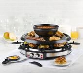 Trudeau Raclette Party Grill + Fondue Combo for 8 People