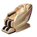 HCI eRelaxic Advanced Massage Chair with Zero Gravity, full body stretch, Heat Therapy, & longest 145 cm SL massage track. (Golden-Advanced)