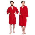 Mens Red Bathrobe