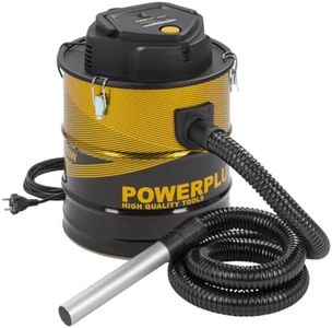 POWERPLUS Elektrische Aschesauger für Kamin POWX3018-1800W - 20L Auffangbehälter - 2m Kabel - Inkl. Blasfunktion und austauschbarem Filter - Geeignet für Kamin, Werkstatt, Grill und Ofen