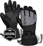 Tough Outdoors Men's Winter Gloves - Ski Gloves - Adult Snow Gloves for Men & Women - Snowboarding Gloves & Skiing Gloves - Waterproof Gloves & Insulated Gloves - Winter Snowboard Gloves Men & Women